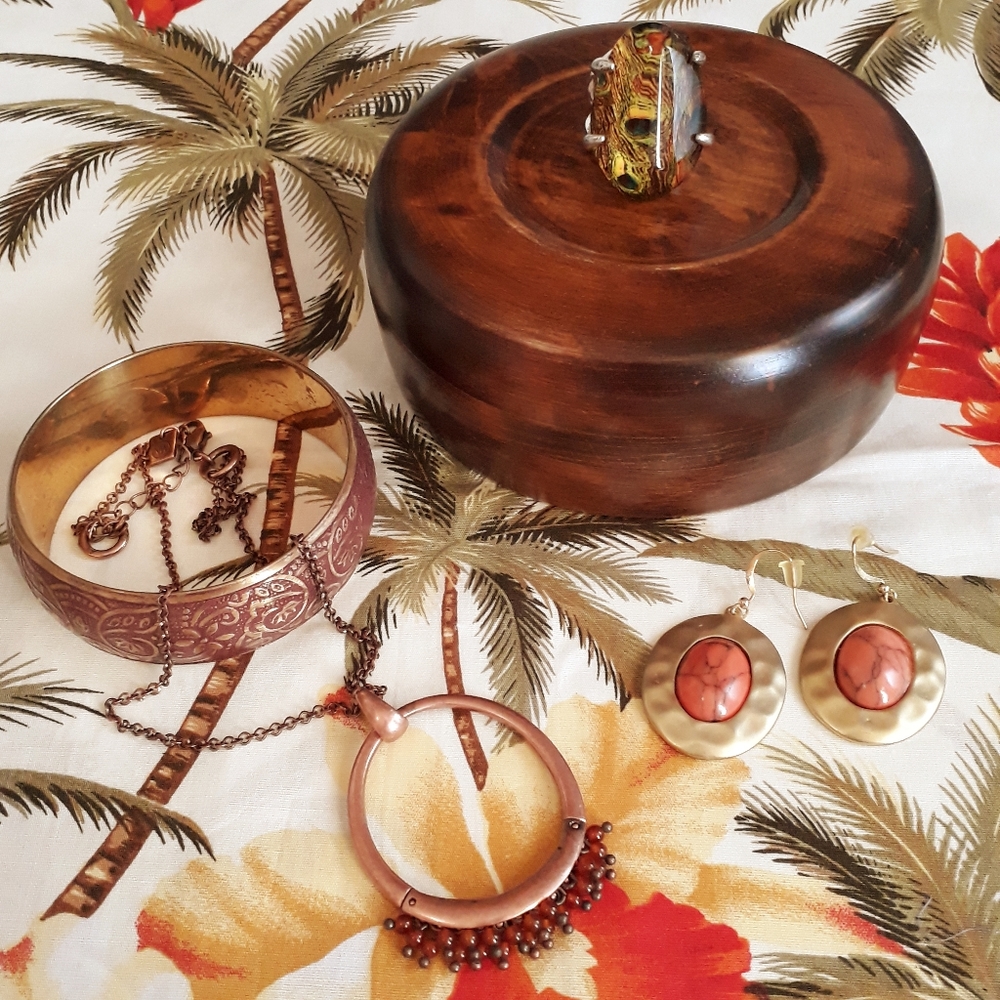 Bohemian Costume Jewelry Lot (4 pc.)